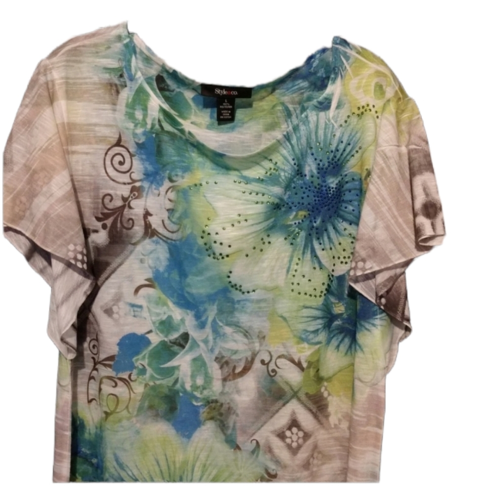 Style & Co. Beach Cover Up / Tunic sz Large